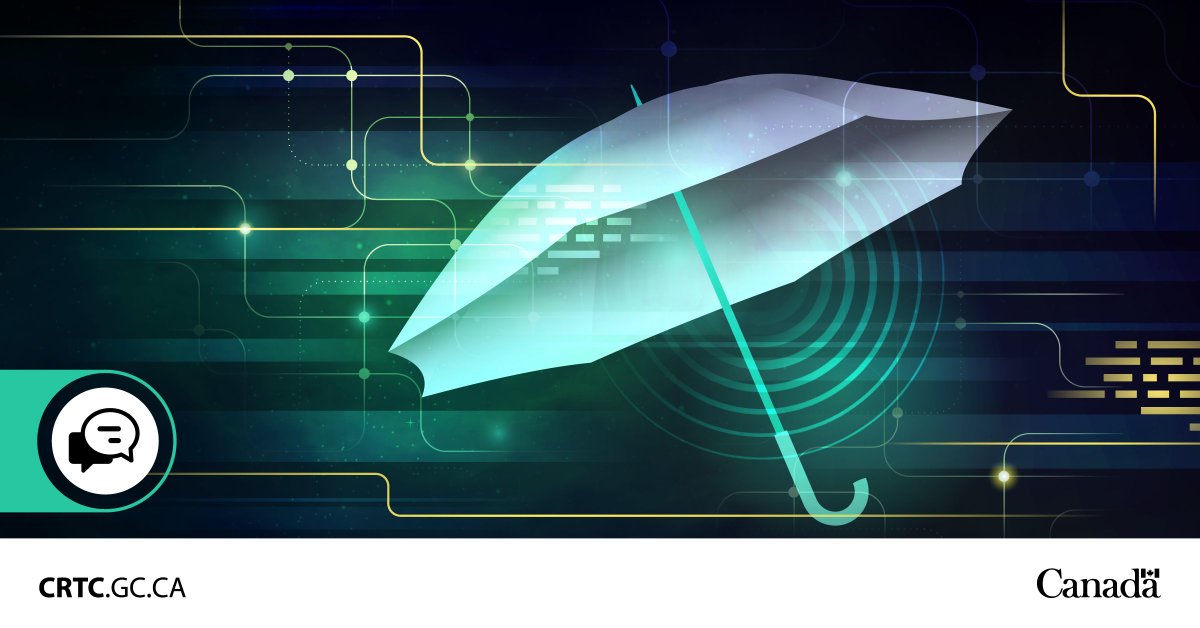 CRTCeng's tweet image. The CRTC’s consultations on preventing outages and improving network reliability are part of our Consumer Protections Action Plan.
Learn more about how we’re working to protect consumers and ensure reliable networks: crtc.gc.ca/eng/internet/p…