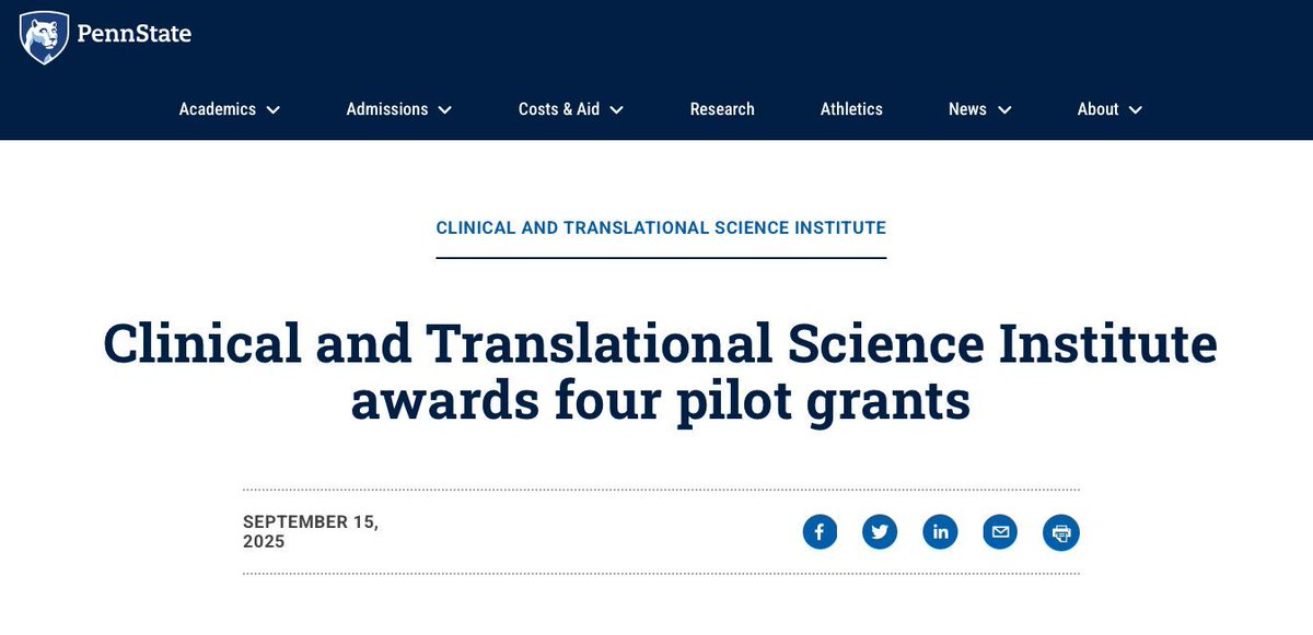 Clinical and Translational Science Institute tweet media