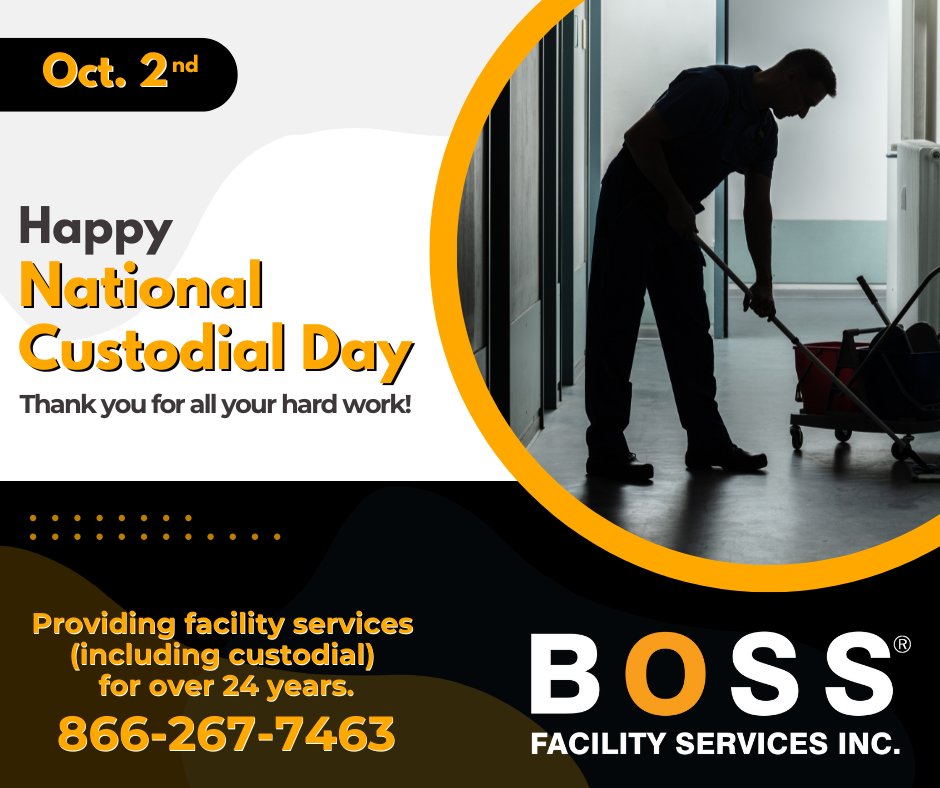 BOSSFSI's tweet image. Happy National Custodial Worker Recognition Day! Thank you for keeping our schools, buildings, and grounds in tip-top shape! 🏢 🏤 🏫 
#boss #bossfsi #bossome #teamboss #CustodialWorkersRecognitionDay