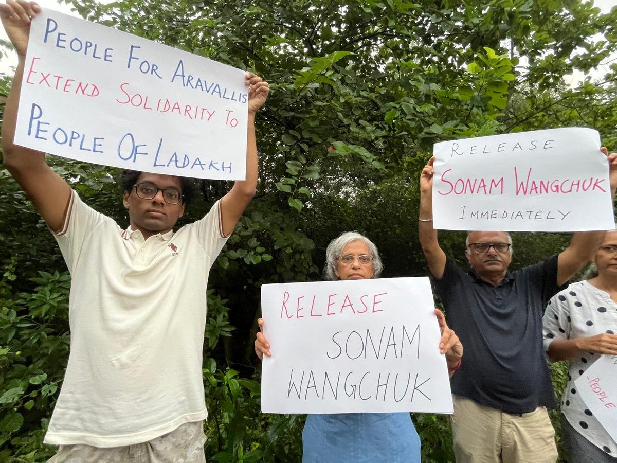 Indian citizens demand that the Union government immediately:

Carry out an independent judicial investigation into the incidence of violence &amp; firing upon innocent Ladakhi civilians, resulting in loss of 4 lives &amp; injuries to 80+ people.

#JusticeForLadakh #releaseSonamWangchuk