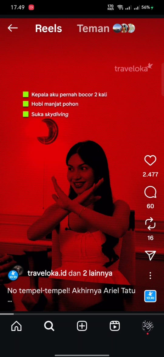 mxovic's tweet image. Ariel Tatum memang tahu cara bawa keseruan di setiap kampanye Traveloka. Kita gak cuma diajak liburan, tapi juga merasakan semangat positifnya!