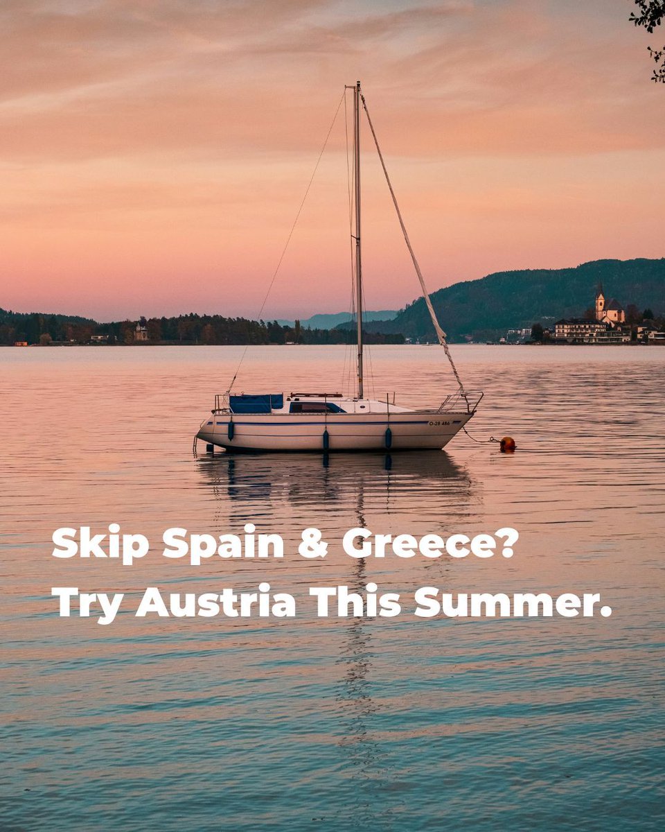 Sun, lakes, and 30°C days, without the crowds. ☀️🏔”
Travel pros are tipping Austria as the ultimate summer alternative to Spain and Greece. Think alpine lakes, charming villages, and beers for just €5.

✨ Söll, Wolfgangsee, Klopein = dreamy escapes
✨ Affordable all-inclusive