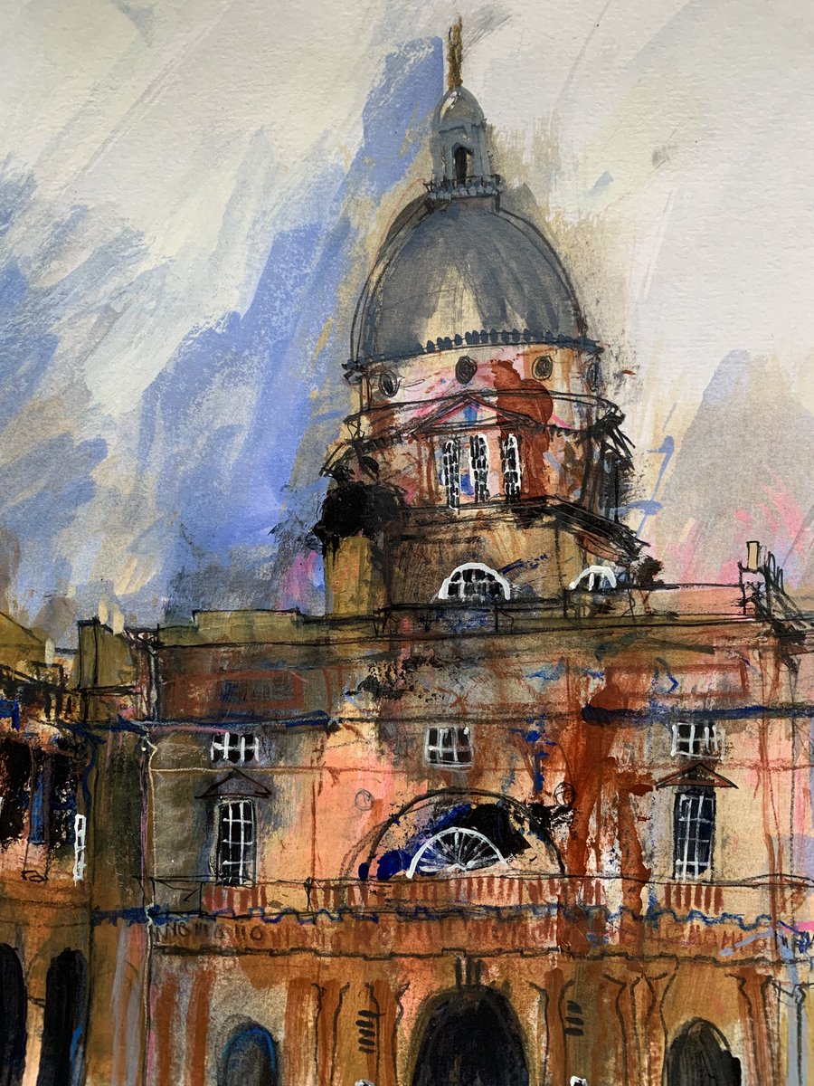 A work in progress today… Hopefully there will be more to share soon! #oldcollege #Edinburgh