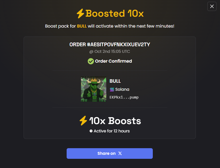 GoatGems's tweet photo. BOOSTED 

BULLTOBER ITS STARTING 🚀

https://t.co/0KhFzYc8ec https://t.co/fZenaZKYQW