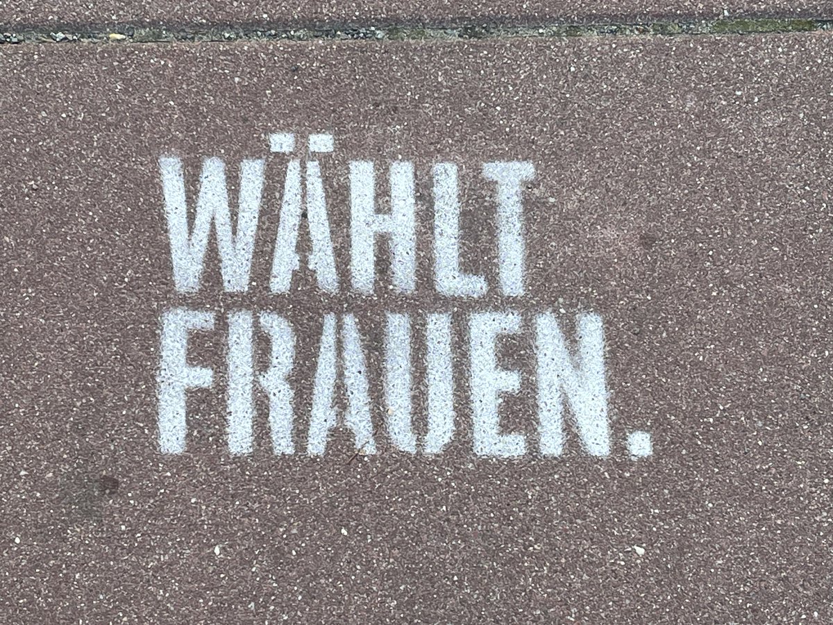 Pflastergruß aus Potsdam zur Wahl der Oberbürgermeisterin am 12. Oktober 2025