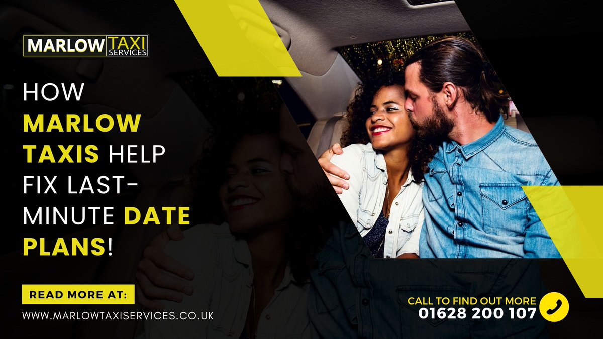 How Marlow Taxis Help Fix Last-Minute Date Plans!
Read More At: medium.com/@marlowtaxiser…

☎️01628 200 107
🌐marlowtaxiservices.co.uk

#booknow #marlowtaxis #marlow #boyfriendday #boyfriend #romance #CelebrateTogether