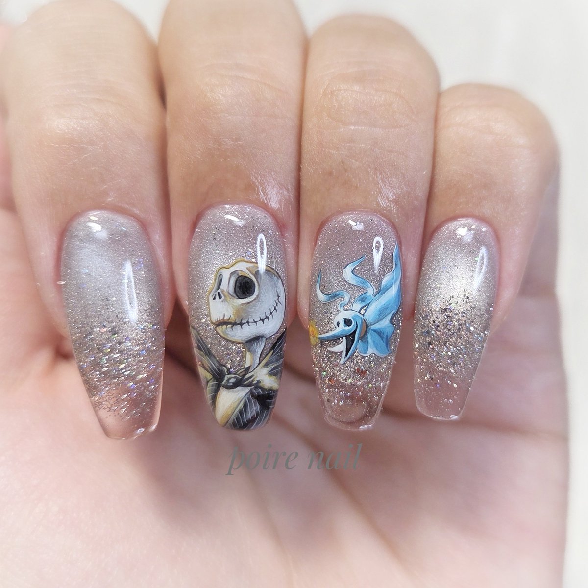 tomomi_nails's tweet photo. Myハロウィンネイルはナイトメアにしたよ❤ https://t.co/C0VNQRGzZ1