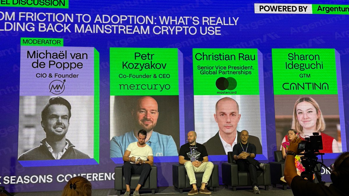 🟢 If you were at <a href="/mpost_io/">Mpost Media Group</a> Hack Seasons Conference this noon, you might have heard our CEO Petr Kozyakov talk about one of Web3’s biggest questions: Why isn’t crypto mainstream yet?

Just outside TOKEN2049, Petr pointed to the themes from our research with <a href="/protocoltheory/">Protocol Theory ⬛️</a> 🔬