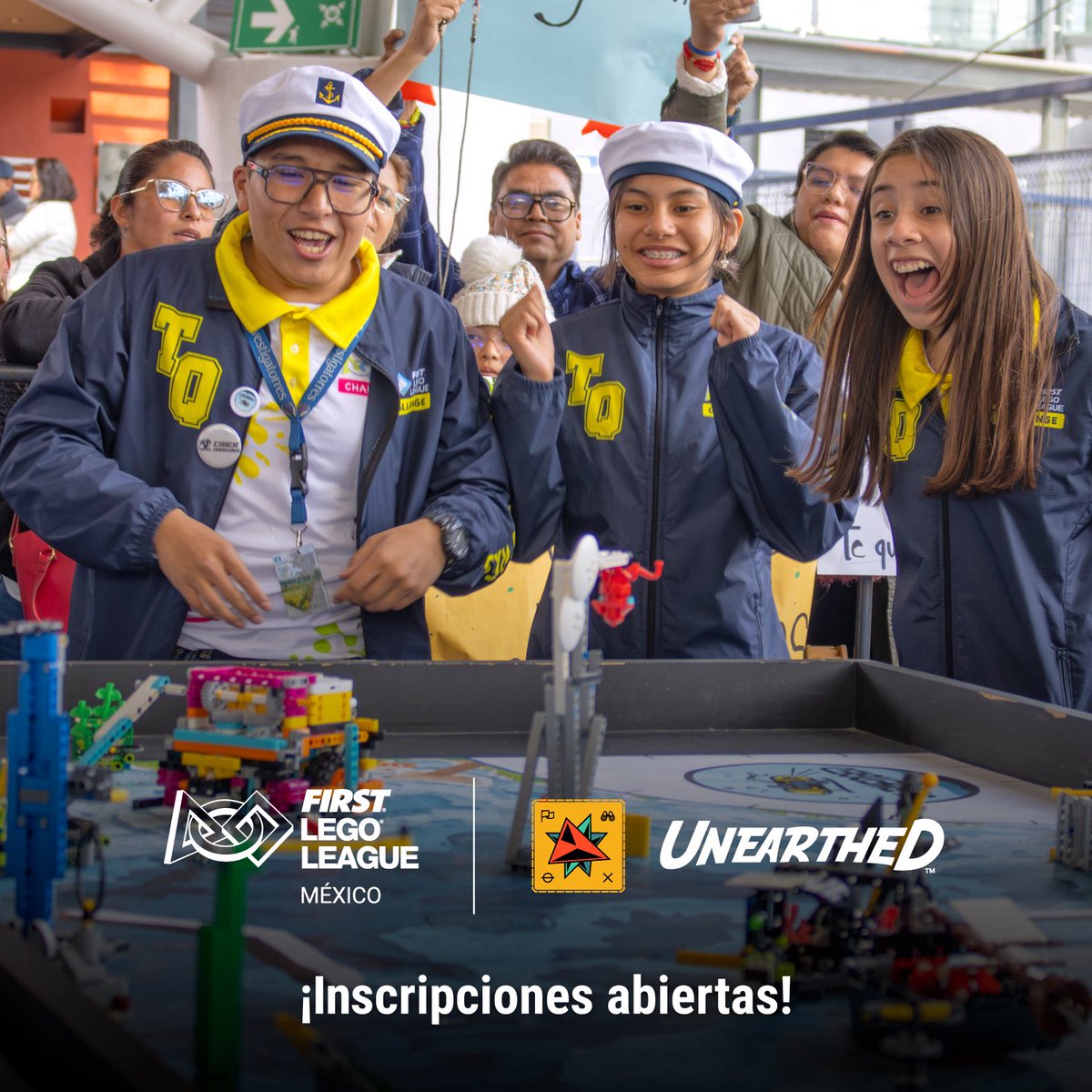 🚀🔍 ¡La aventura #UNEARTHED apenas comienza! Las inscripciones para FIRST LEGO League siguen abiertas. 💡🤖

Tu equipo aún puede explorar, descubrir y crear soluciones que cambien la forma de ver el mundo. 🌍✨

#FLLMéxico #STEM #ExploraElPasado
