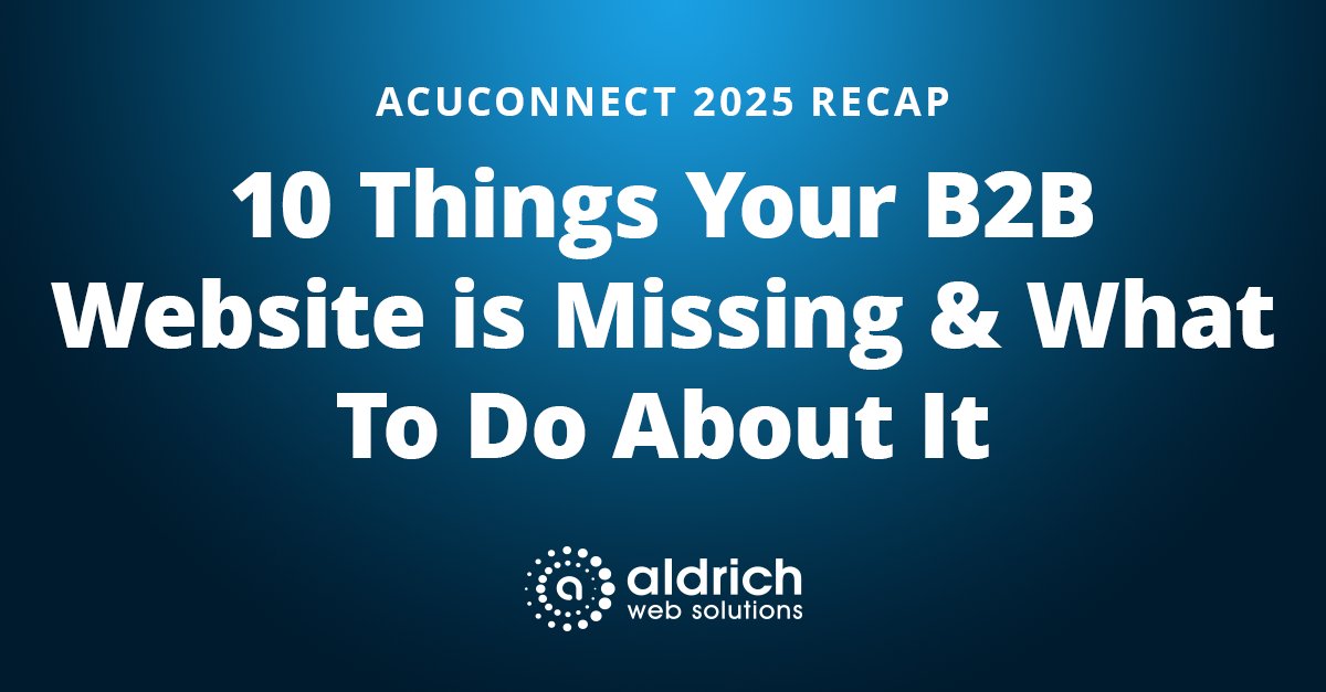 Aldrich Solutions tweet media