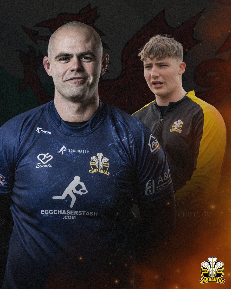 🏴󠁧󠁢󠁷󠁬󠁳󠁿 #NWCrusaders' Jamie Jenkins and Paddy Jones have been selected for the Wales A squad by head coach Lloyd White to face the UK Armed Forces at The Gnoll in Neath on Saturday 25th October.

👏 Llongyfarchiadau, lads!

#NothingBetter ⚔️