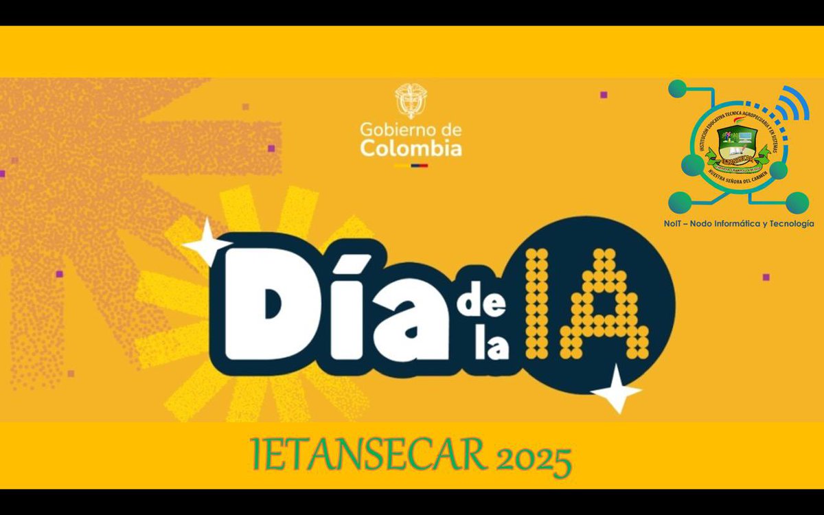 Nestor Javier (@ingnestorjavier) on Twitter photo <a href="/CompuParaEducar/">Computadores para Educar 馃捇</a> #DayOfIA #DiaDeLaIA #MIT celebrando este d铆a desde Santa Rosa Bol铆var. Con micro conferencias con cada uno de los cursos de la #IETANSECAR <a href="/TalentoDigCol/">Talento Digital MinTIC</a> <a href="/Ministerio_TIC/">Ministerio TIC</a> <a href="/SEDBOLIVAR/">Secretar铆a de Educaci贸n</a> <a href="/YamilHAranaP/">Yamilito Arana</a> <a href="/CompuParaEducar/">Computadores para Educar 馃捇</a> #DayOfIA #DiaDeLaIA #MIT celebrando este d铆a desde Santa Rosa Bol铆var. Con micro conferencias con cada uno de los cursos de la #IETANSECAR <a href="/TalentoDigCol/">Talento Digital MinTIC</a> <a href="/Ministerio_TIC/">Ministerio TIC</a> <a href="/SEDBOLIVAR/">Secretar铆a de Educaci贸n</a> <a href="/YamilHAranaP/">Yamilito Arana</a>