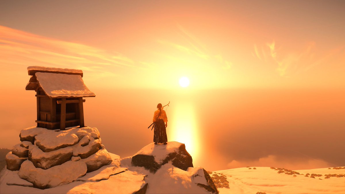 am4nsingh's tweet image. Some colors of Yotei #GhostOfYõtei