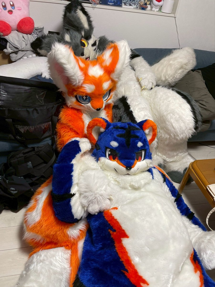 のんびり過ごすのが一番楽しい〜
#FursuitFriday 
#FursuitsFriday