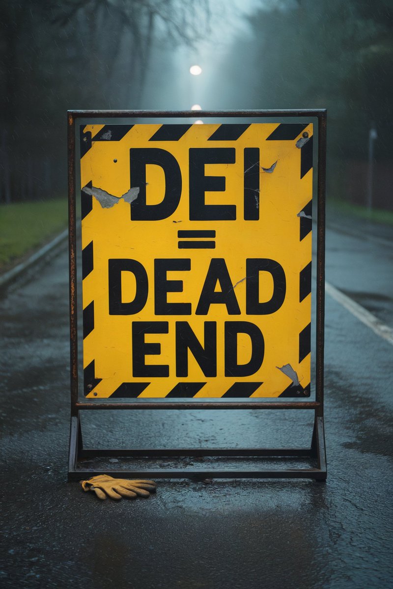 RexPless's tweet image. 🚧 The “woke” agenda always promises progress… but it leads to a dead end every time.
Merit matters. Hard work matters. Excellence matters.
#DEI #MeritMatters #TruthBomb #Conservative #WakeUpAmerica #PatriotVoice #StandForFreedom