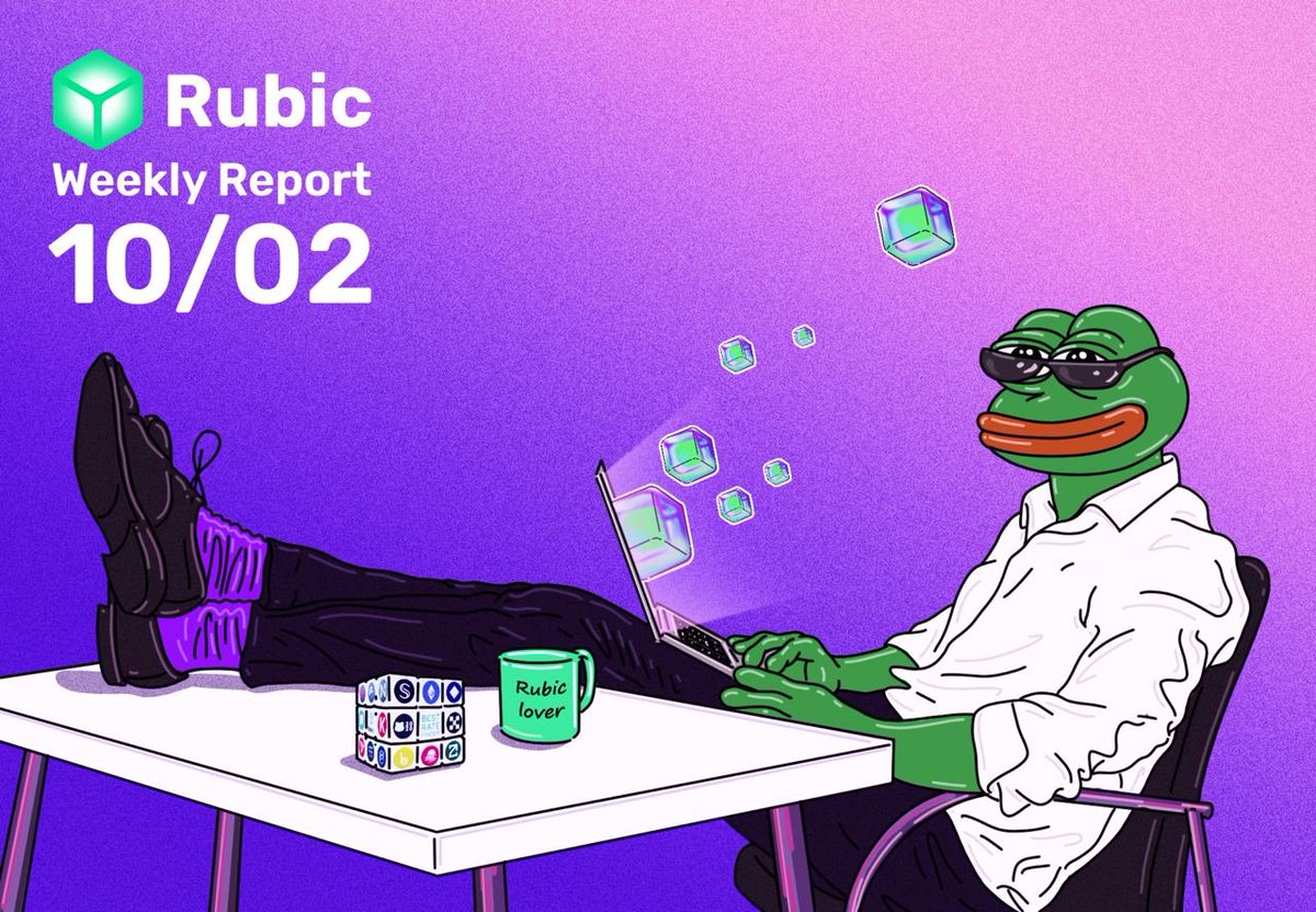 🗓 10/02/25 Rubic Weekly Update

This week’s report is all about Rubic’s 5th birthday on <a href="/solana/">Solana</a>! 

If you missed anything, we’ve got you covered, check it out, all the key links and activities are gathered in one place.

Full update: rubic.exchange/blog/rubic-wee…