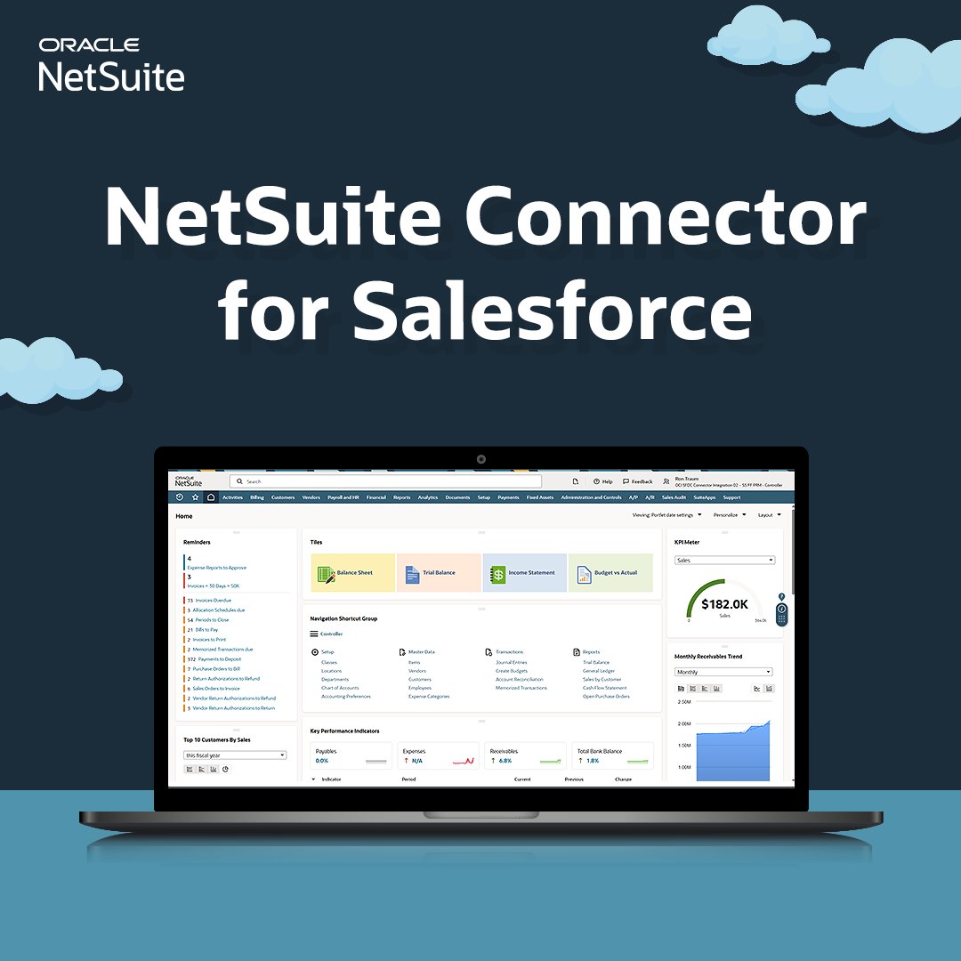 l_u_b_a's tweet image. It’s time to bridge your CRM and @NetSuite data. Want to learn how? With NetSuite Connector for @Salesforce, joint customers can reduce manual effort, enhance collaboration, and recognize revenue faster. See how it works. social.ora.cl/6018AcjLQ