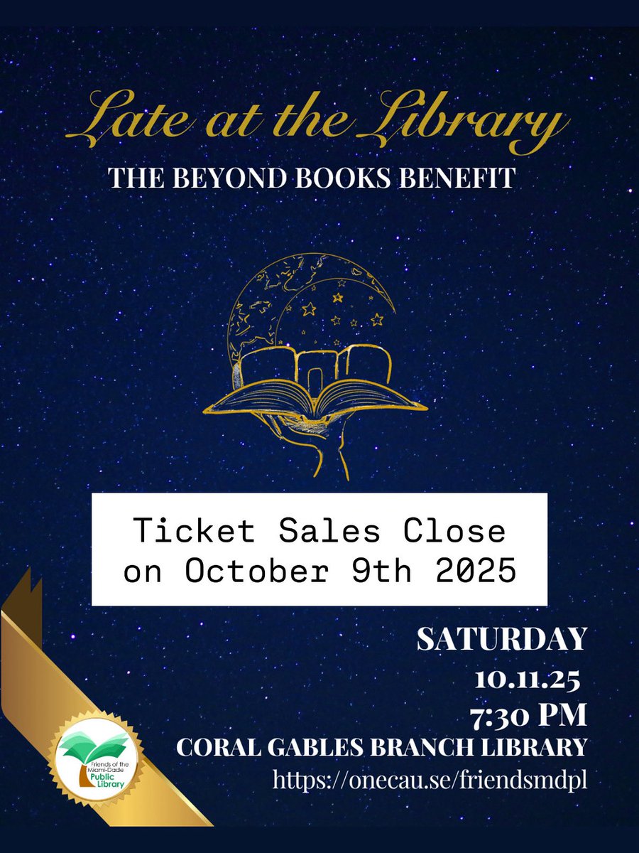 Friends of the Miami-Dade Public Library tweet media