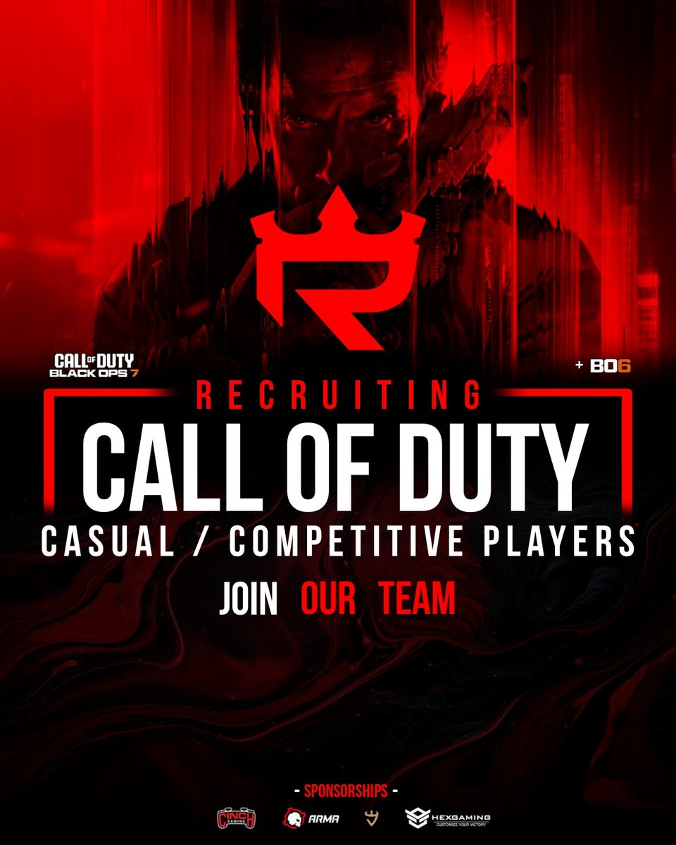 REIGN_ggs's tweet photo. #BlackOps7 #BlackOps6 #CallofDuty #eSports #Recruiting #tryouts https://t.co/aGm00sDulR