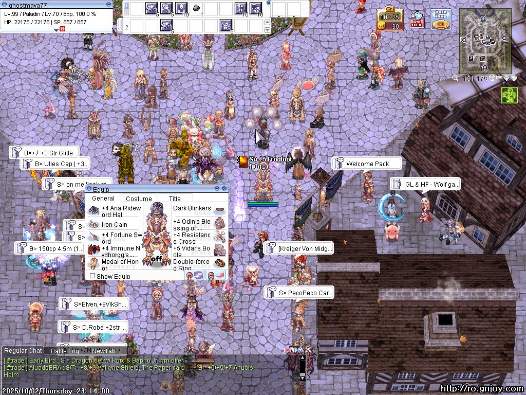 Goodbye my Paladin~ &lt;3 It's my very 1st level 99 character in ragnarok online~ It's just 3 weeks but It was fun~ I need to work and focus on my career as comic artist~ See you maybe next year or 2~