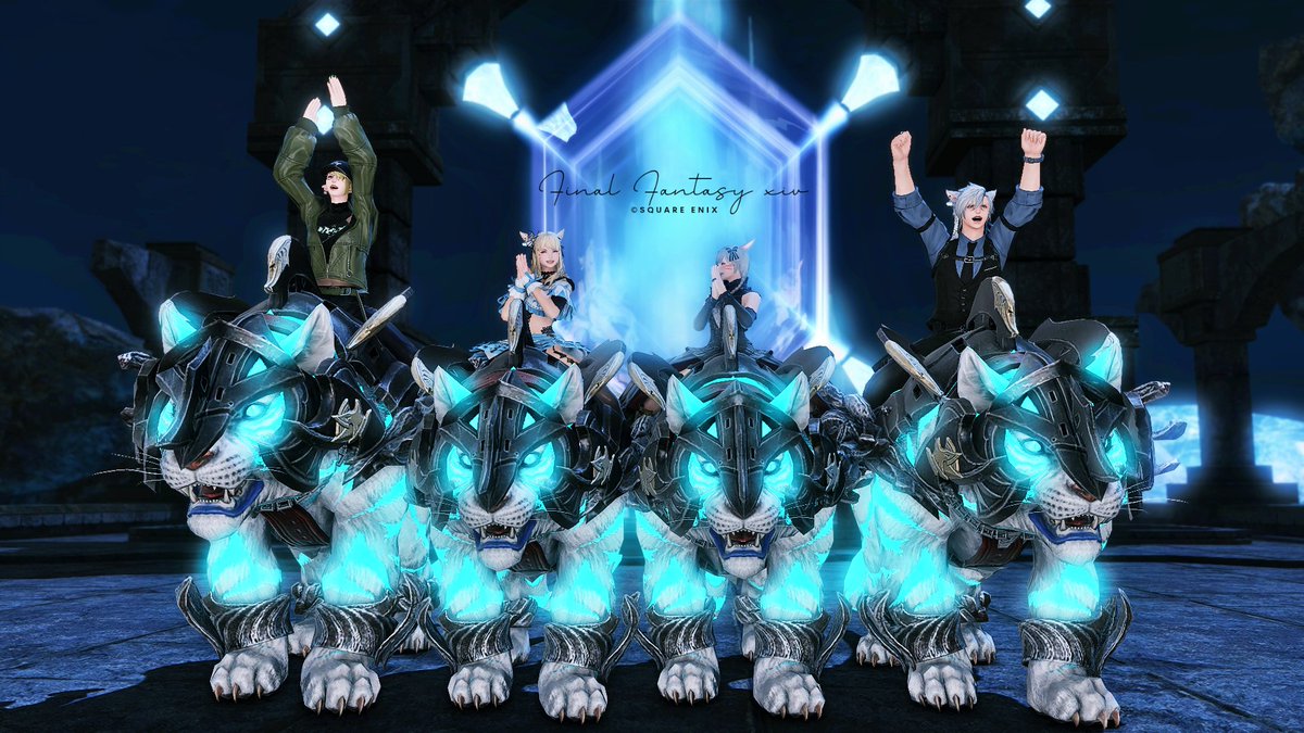 hiyorin_la's tweet image. オルトエウレカのマウントで記念撮影🌟
足ちょっとかわいい
#FF14 #DD