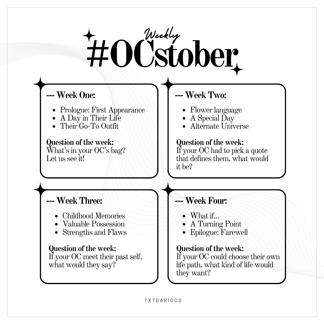 rekamuses's tweet photo. Cobain prompt dari @ocsbase2 setelah sekian lama ga sharing soal wartime OCs sendiri.

Week 1: What's in their bags?
#OCstober #ocsbase https://t.co/Bpunwb133G
