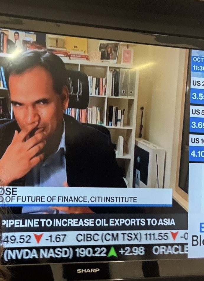 Waving my arms around - or picking my nose? - on <a href="/BNNBloomberg/">BNN Bloomberg</a> today 😆

Talking about Stablecoin summer rolling on and our latest report: on.citi/GPS_Report_Sta…