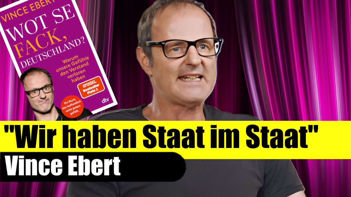 Neues Video: Vince Ebert über den "Staat im Staat" und die links-grüne Partei #CDU. 
Dank an Quelle: <a href="/marko_kovic/">Marko Kovic</a> <a href="/eltschiggolo/">irgendwas</a> 
Hier lang: youtu.be/EjgNoKClqKY