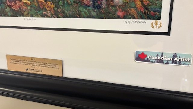 🌟 A heartfelt thank you to the Art Easel program with Funding Innovations for recognizing 10 years of support and for gifting us with a stunning piece of artwork by a Canadian artist. 🎨💙

Over these past 10 years our Foundation has received over $58,000 through this incredible