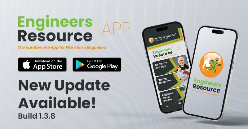 🚨 New Engineers Resource App update now available! 🚨

Now featuring:
🔥 More of Graham's Top Tips
🔌 Wiring diagrams for ESP UK Espire range
📙 BS 5839-6 Digital Design Guide

Download our Engineers Resource App today!