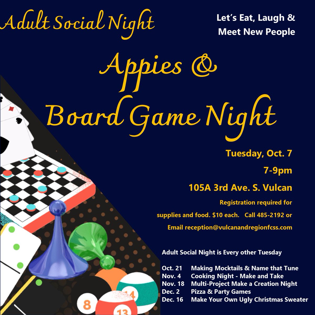 Vulcan Food Bank & FCSS tweet media