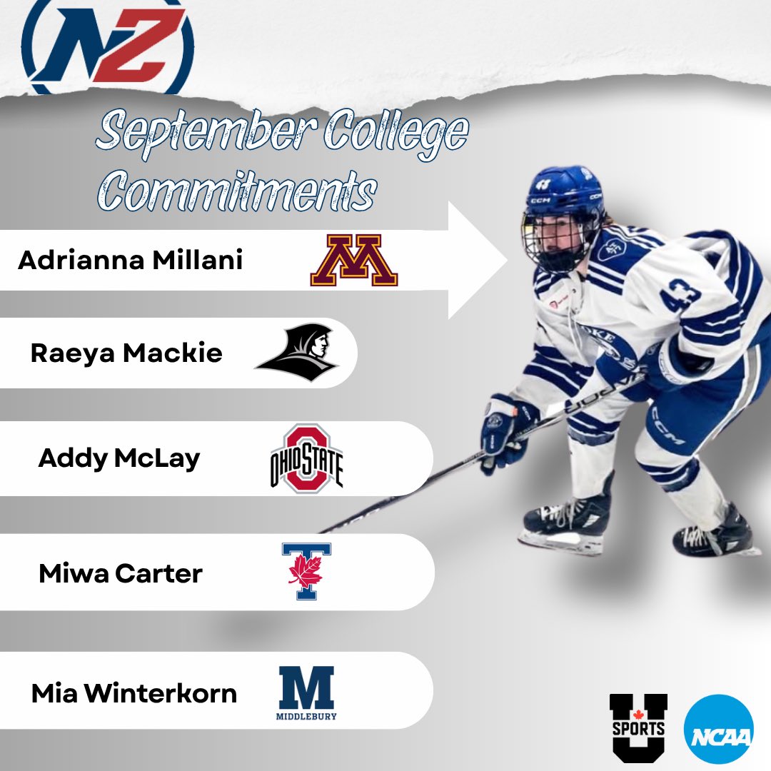 Check out over 50 college commitments from the month of September❗️

Loads of talent coming to the NCAA👀

🔗 neutralzone.com/womens/free-se…