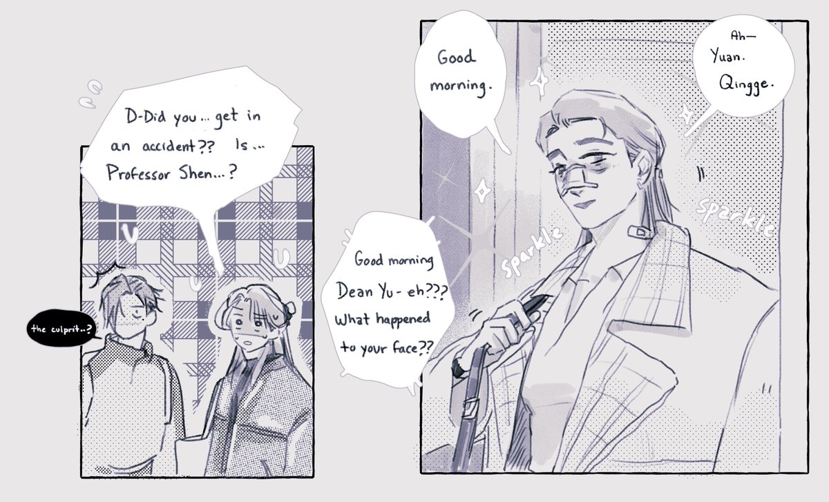 kinketsal's tweet photo. it’s her badge of honour.. ❤️‍🩹✨ R → L
#schlocktober “sex-related injury” feat. #lesqijiu #qijiu https://t.co/MkfIltHP6s