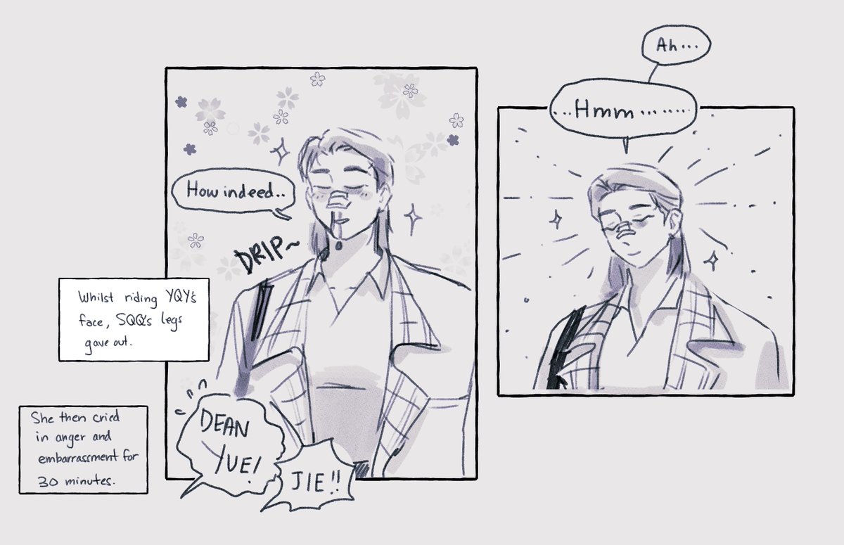kinketsal's tweet photo. it’s her badge of honour.. ❤️‍🩹✨ R → L
#schlocktober “sex-related injury” feat. #lesqijiu #qijiu https://t.co/MkfIltHP6s