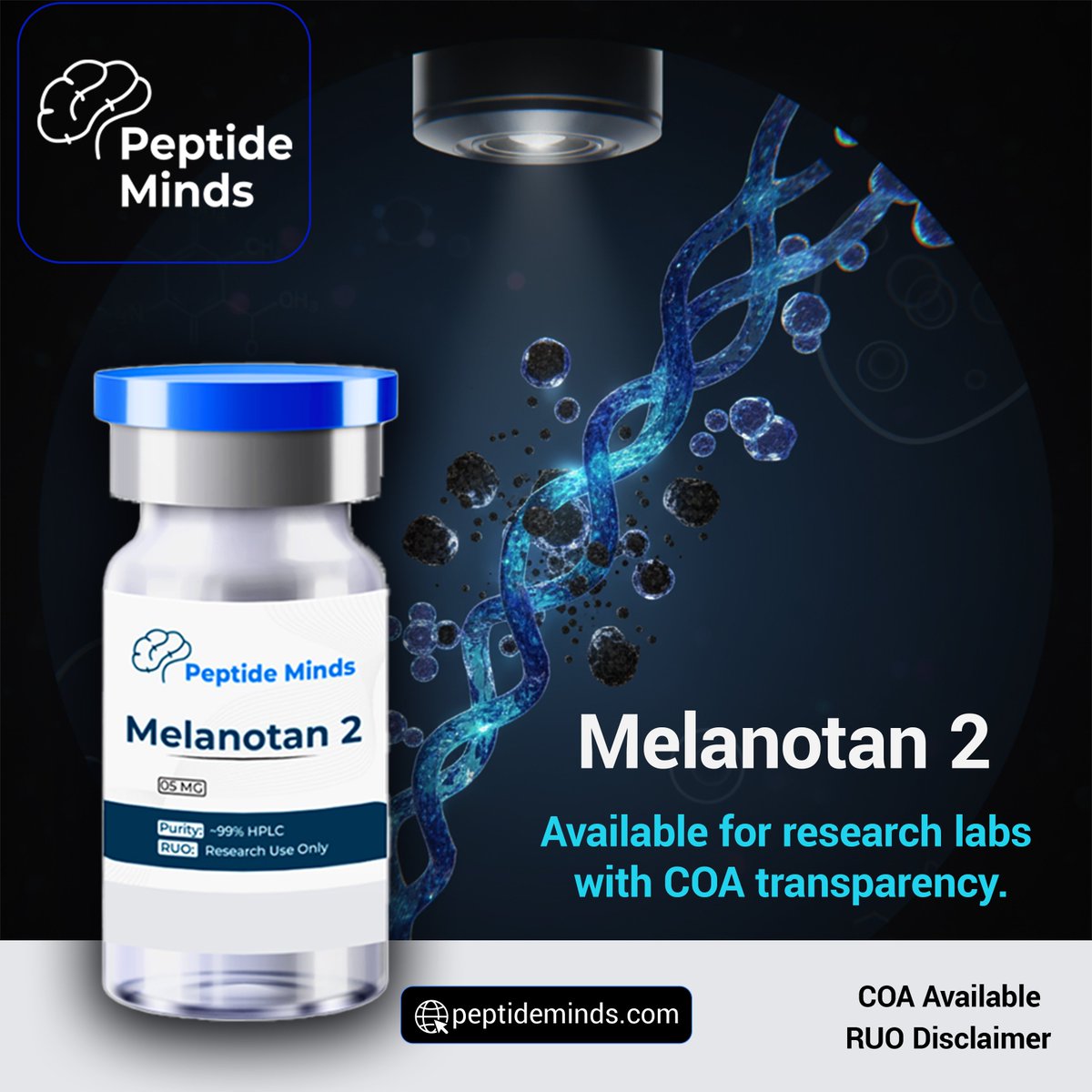 PeptideMinds's tweet image. Trusted by scientific researchers for consistent lab work. 
For Research Use Only — Not for Human Consumption.
#ResearchOnly #LabUse #ScientificCommunity #InVitro #ScienceTalk #ResearchTools #LabLife