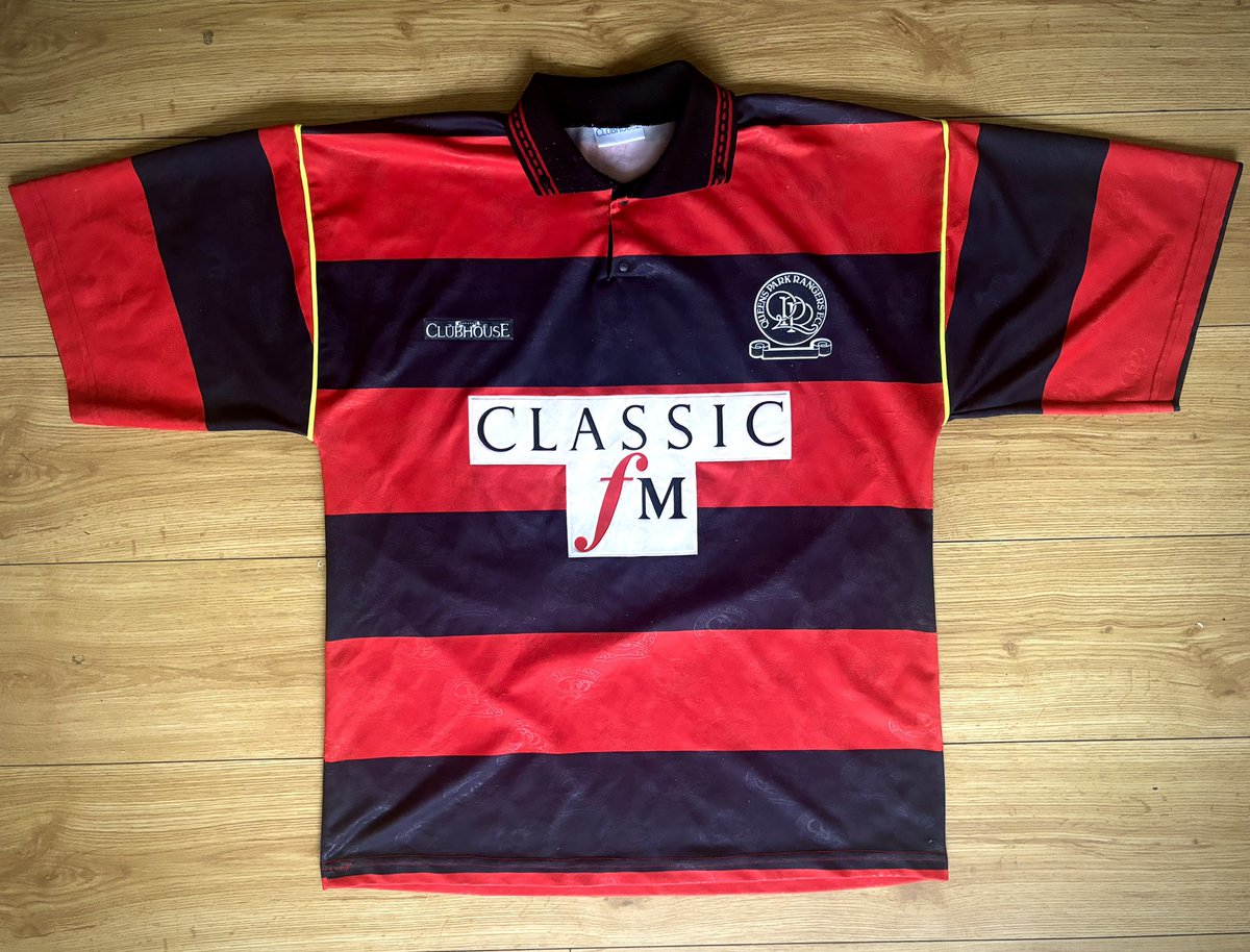 Cool new arrival, 92/93 QPR away. Worn in the inaugural Premier League season when they finished a lofty 5th. Love the sponsor!