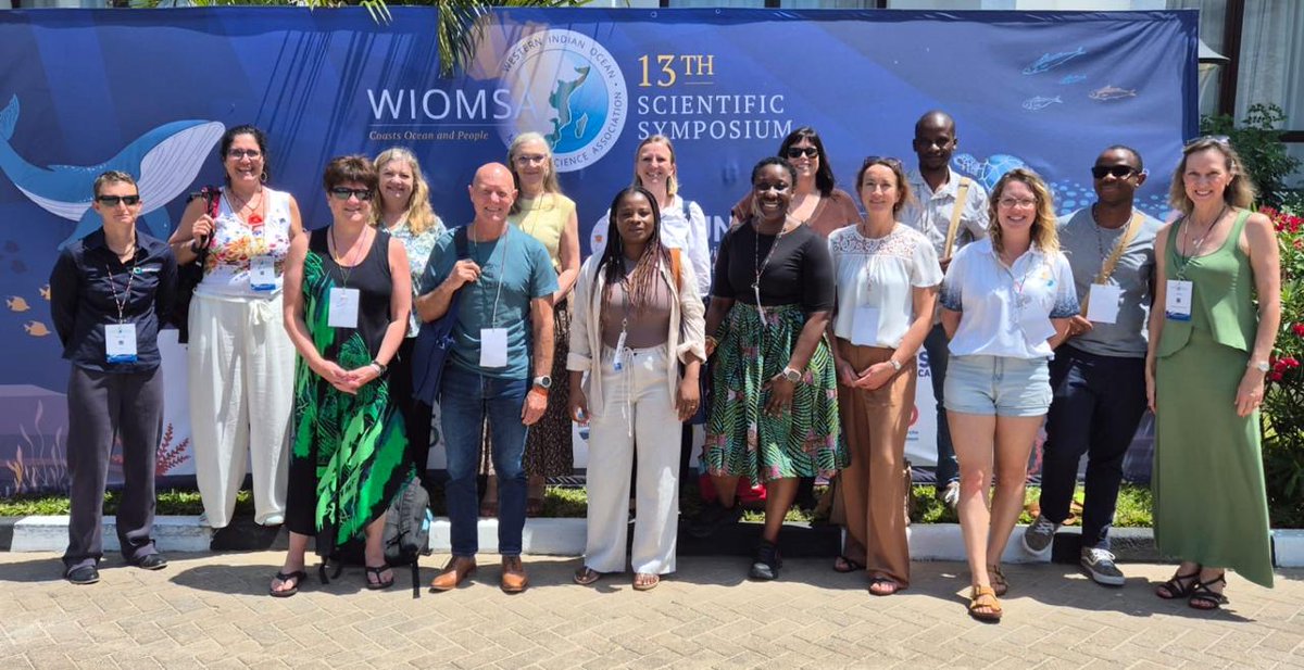 Dr Manuela Amone-Mabuto, who is currently completing her postdoc, presents her research at #WIOMSA2025 on the "Effects of seagrass replanting on benthic macroinvertebrate diversity." 🌱🌏
#OneOceanOneFuture #Restoration