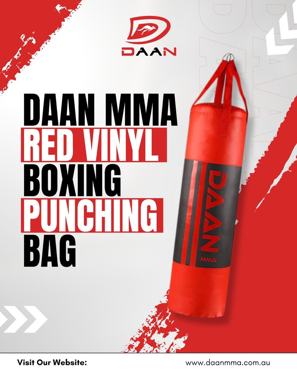 daanmmaau's tweet photo. Classic. Durable. Powerful.
The Red Vinyl Boxing Bag is built for fighters who train hard and expect their gear to last.
Every strike builds strength, endurance, and precision.
Hang it. Hit it. Own it.
Are you ready to go a few rounds? 💥
.
.
.
.
#daanmma #fightsafe https://t.co/lOMkXEDuUy