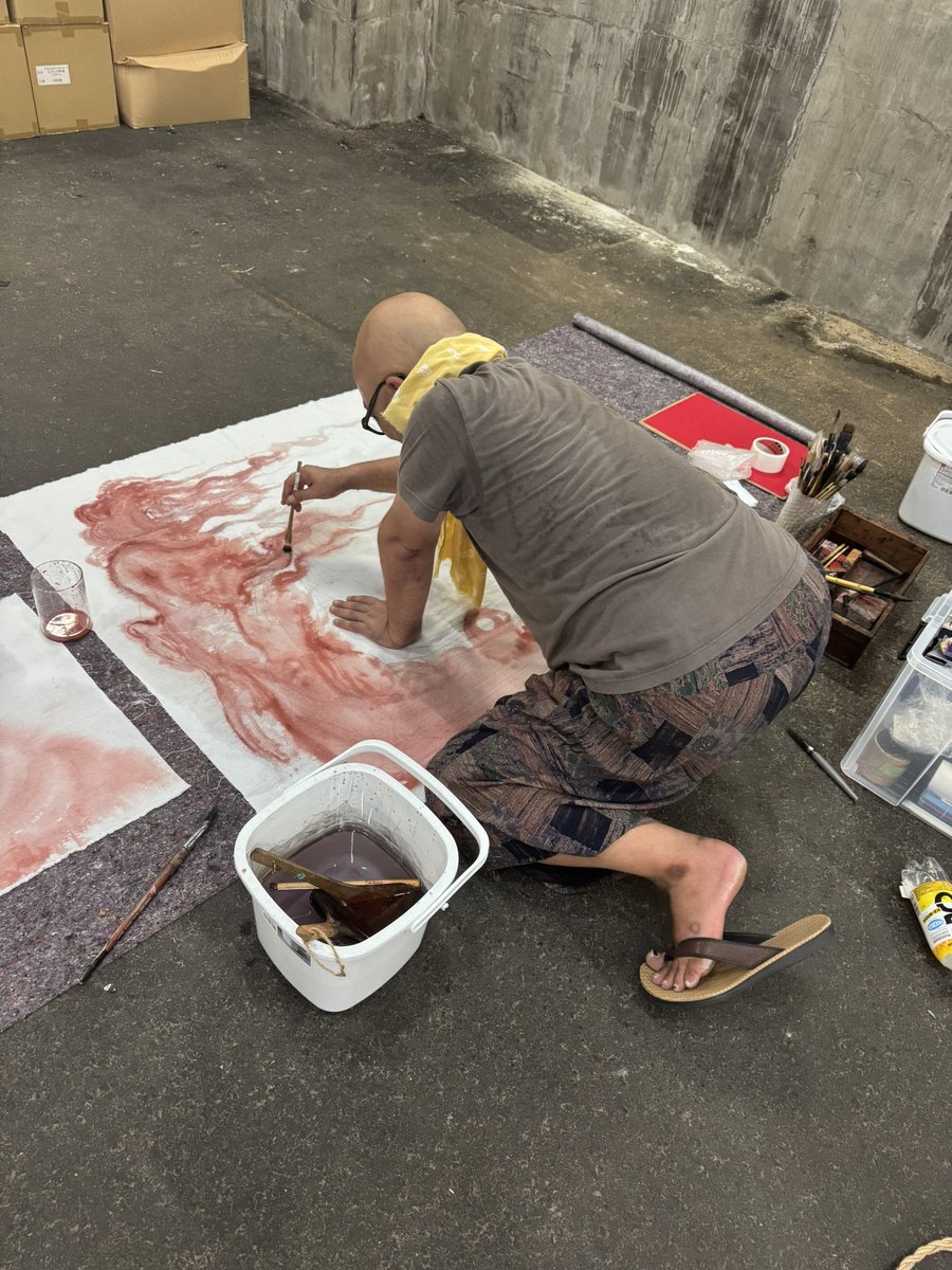 rojibuta's tweet photo. 会期も終わりボチボチ片付けしています。

『路地裏の舞台にようこそ 2025』にご参加いただいた #柳生忠平 さんが #ONEPIECE の企画でコラボされています。掛け軸のプレゼントなどもあるようです。

https://t.co/as28PgU0Vq 

#演劇 #映画 #音楽 #写真 #アート #ろじぶた #rojibuta https://t.co/vhEinlogWJ