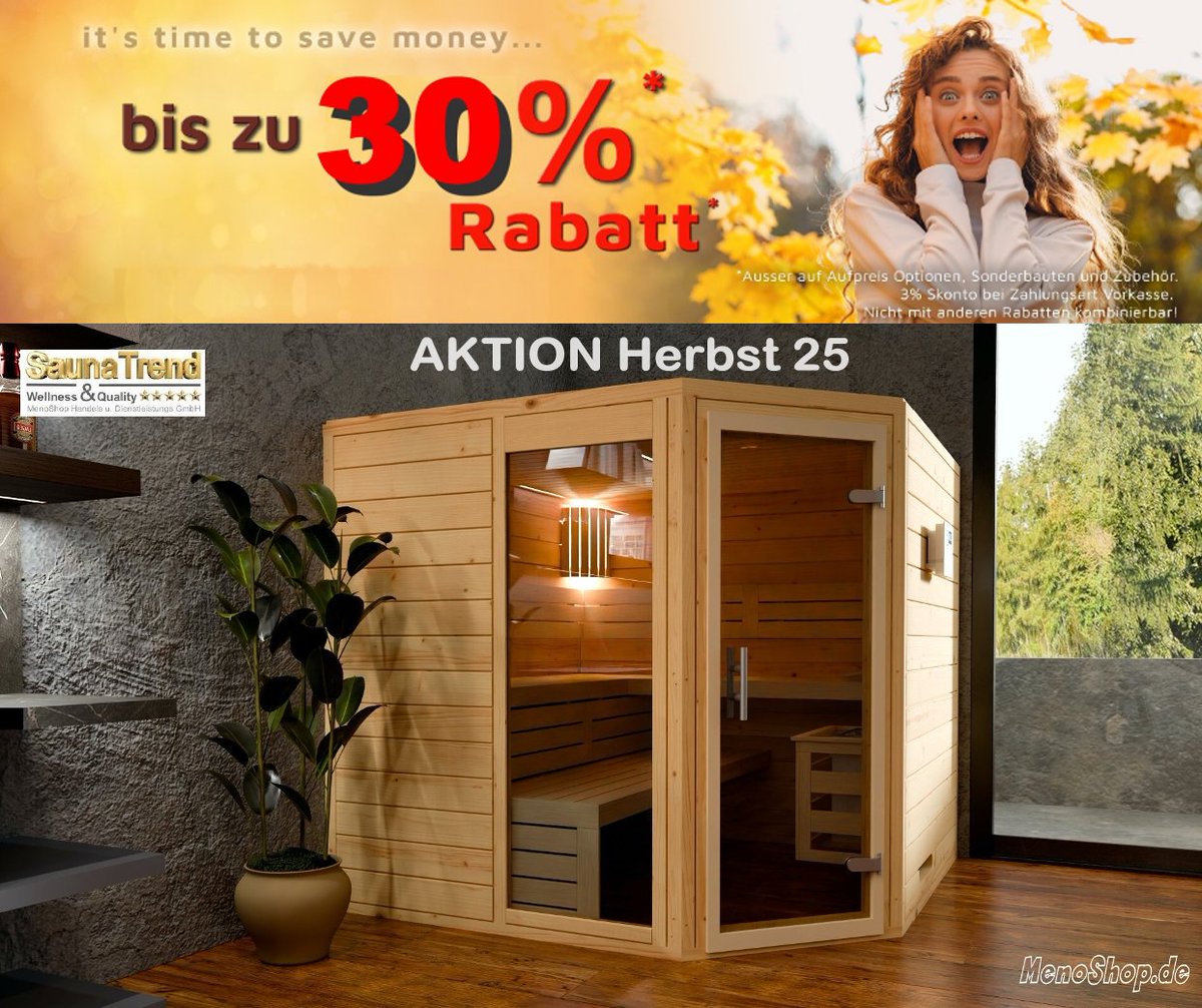 MenoShop's tweet photo. ❤️MASSIVHOLZ-SAUNA❤️ 
Erfülle dir jetzt deinen Saunatraum – stilvoll, entspannend, unvergesslich günstig!
DETAILS: https://t.co/4cAjuYEEH5

#hochwertige #sauna #günstig #kaufen #fachhandel #moenchengladbach #menoshop https://t.co/N9IQKJVbB1