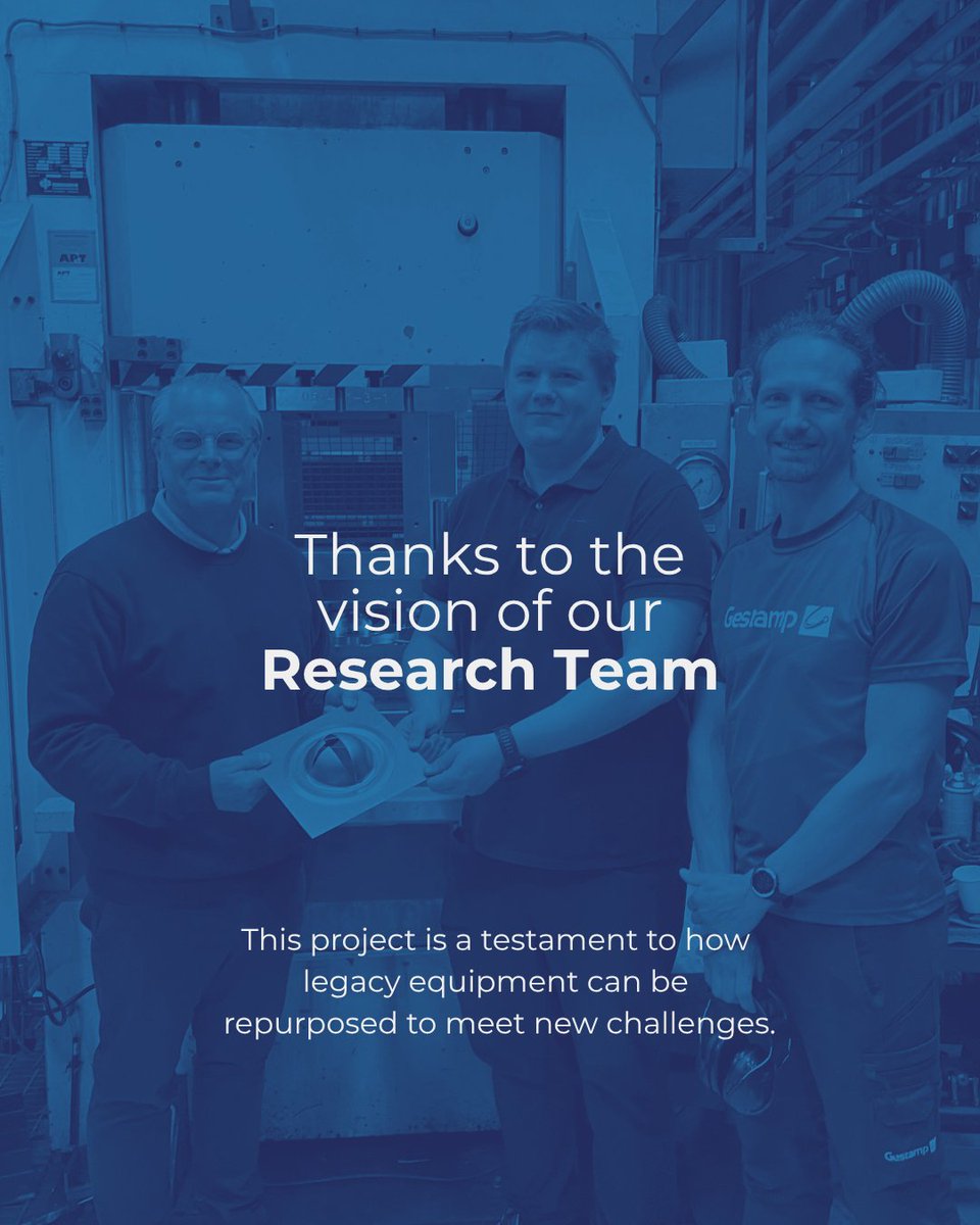 Gestamp (@gestamp) on Twitter photo What happens when the need for advanced material characterization meets the ingenuity of our Research team?➡️Remarkable things happen
This project is a testament to how legacy equipment can be repurposed to meet new challenges. At Gestamp, we innovate beyond the horizon! 🚀 What happens when the need for advanced material characterization meets the ingenuity of our Research team?➡️Remarkable things happen
This project is a testament to how legacy equipment can be repurposed to meet new challenges. At Gestamp, we innovate beyond the horizon! 🚀