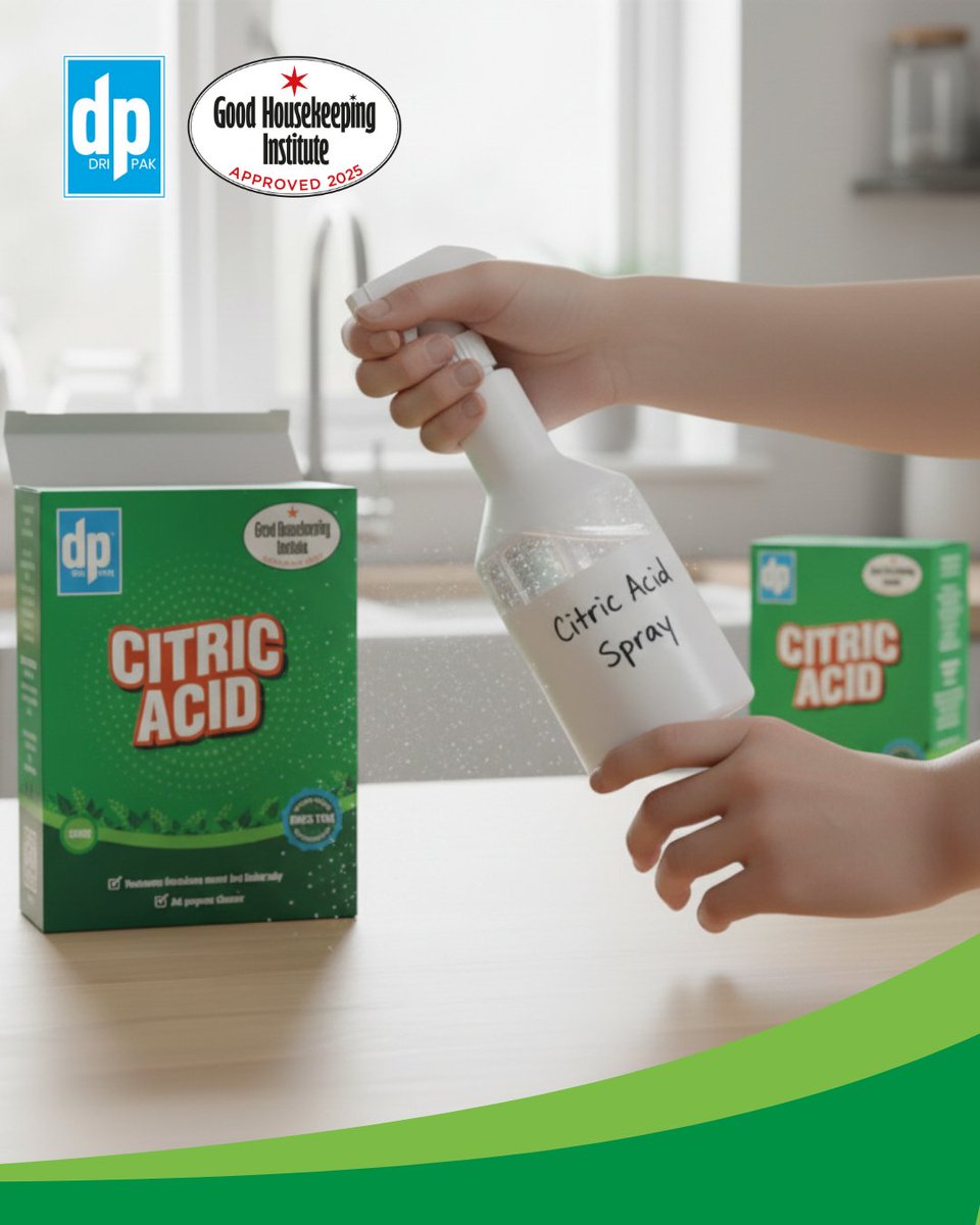 Why keep buying plastic bottles? 💡

Dri-Pak powders (Soda Crystals, Citric Acid, Bicarb) are the original refill solution.

Just  add water to an old spray bottle for simple and effective cleaning. 🫧

We were refills before refills were cool. 😉