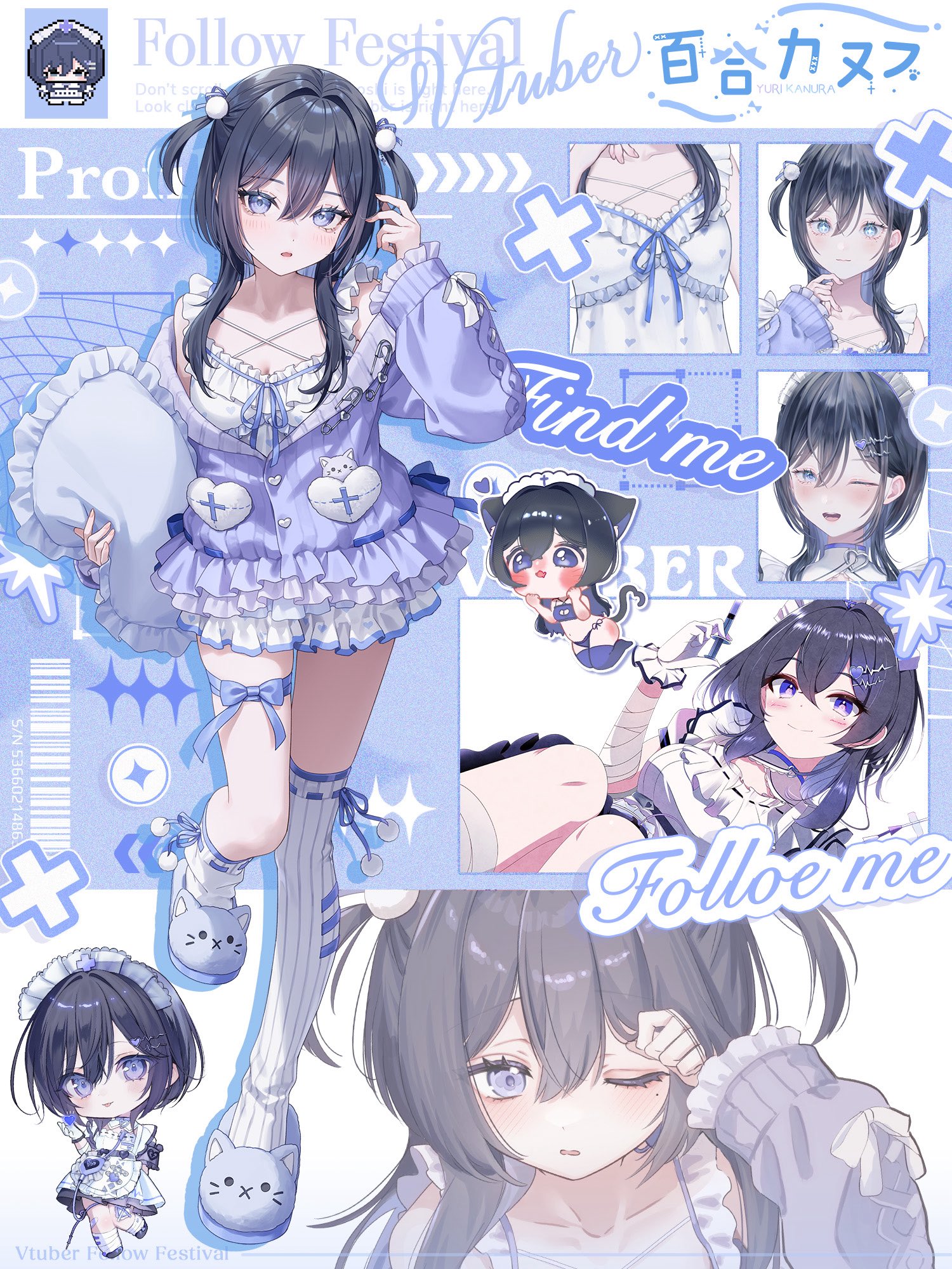 Highlights by 百合カヌラ🤕🩶新人看護師Vtuber (@kanura_YURI) / X