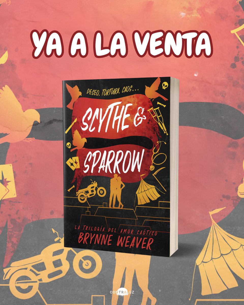 🖤 YA A LA VENTA 🖤
«Scythe &amp; Sparrow», de Brynne Weaver ya está disponible en todos los puntos de venta habituales (tanto online como físicos).