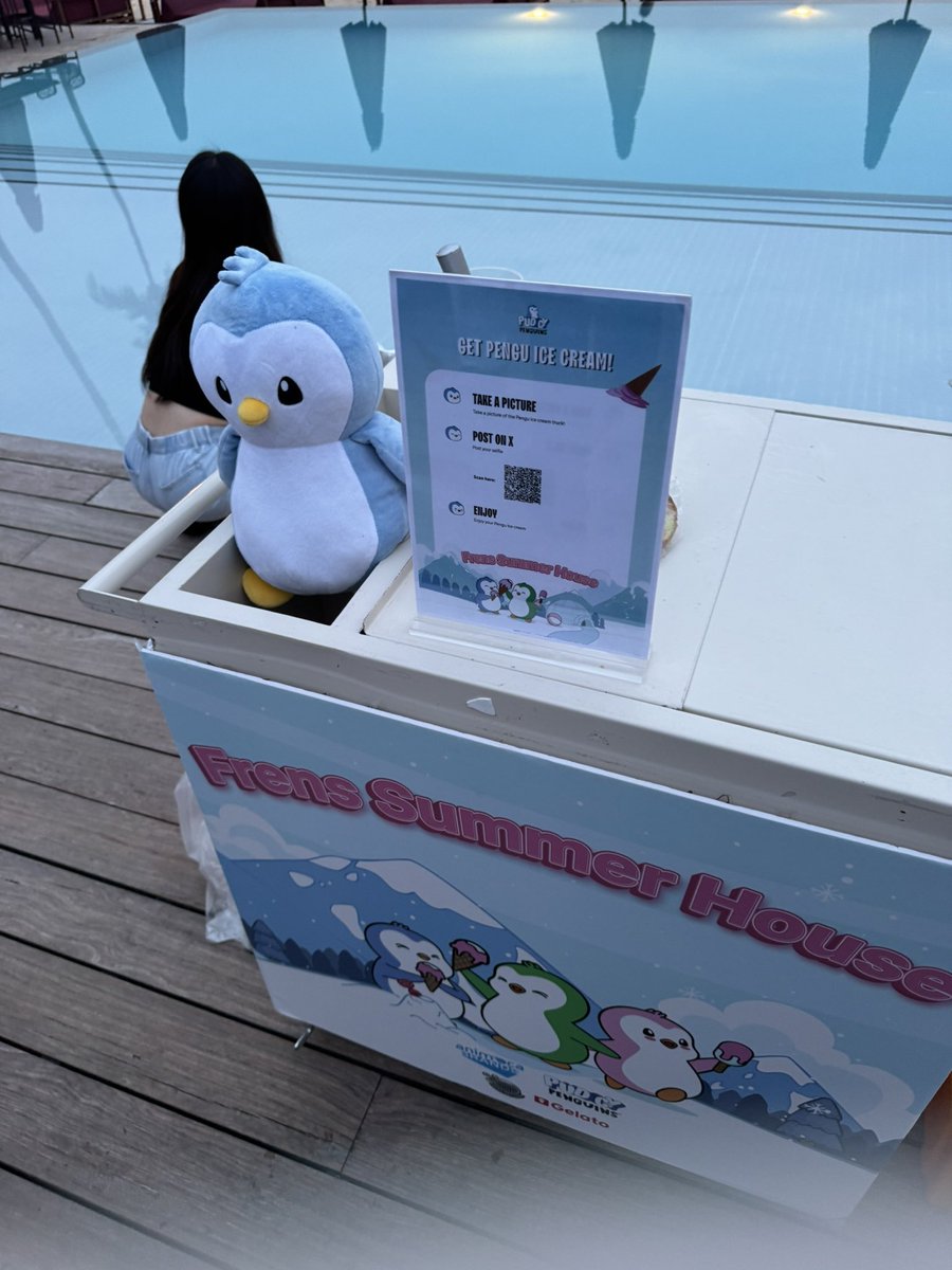 Here for pengu ice cream 🐧🇸🇬
<a href="/pudgypenguins/">Pudgy Penguins</a> @penguasia <a href="/animocabrands/">Animoca Brands</a>