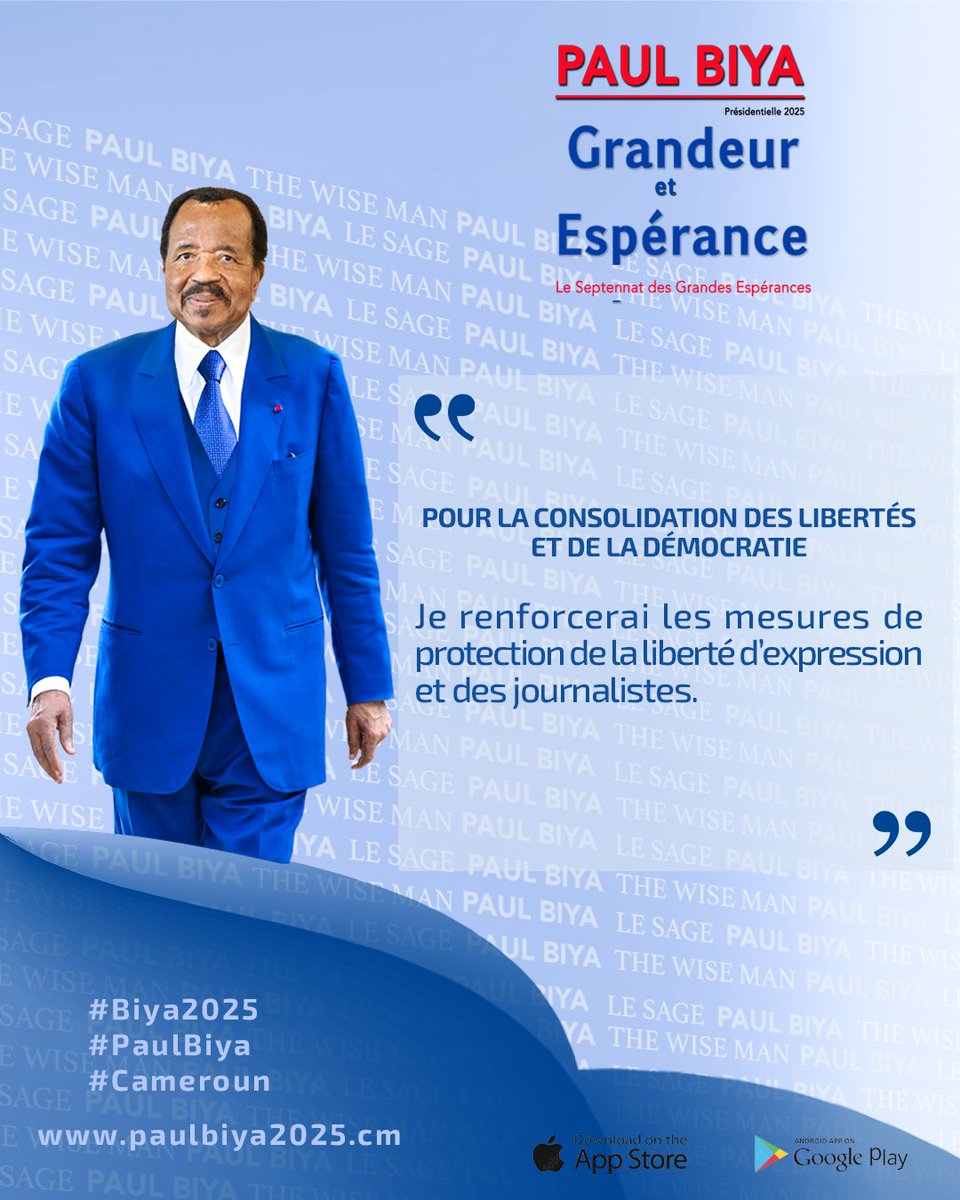President Paul BIYA tweet media
