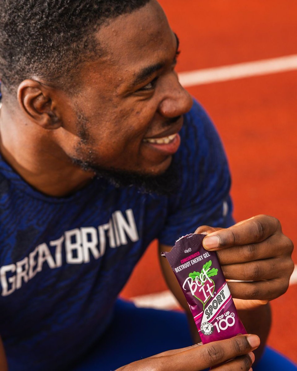Keep it topped up ⬆️ 

Nitrate levels peak a few hrs after loading but gradually decline during long events. Our Nitrate 100 Energy Gel gives 100mg nitrate to help maintain levels + 30g carbs for fast energy ⚡ 

Featuring <a href="/jaymarcusd/">Rhoden-Stevens</a>