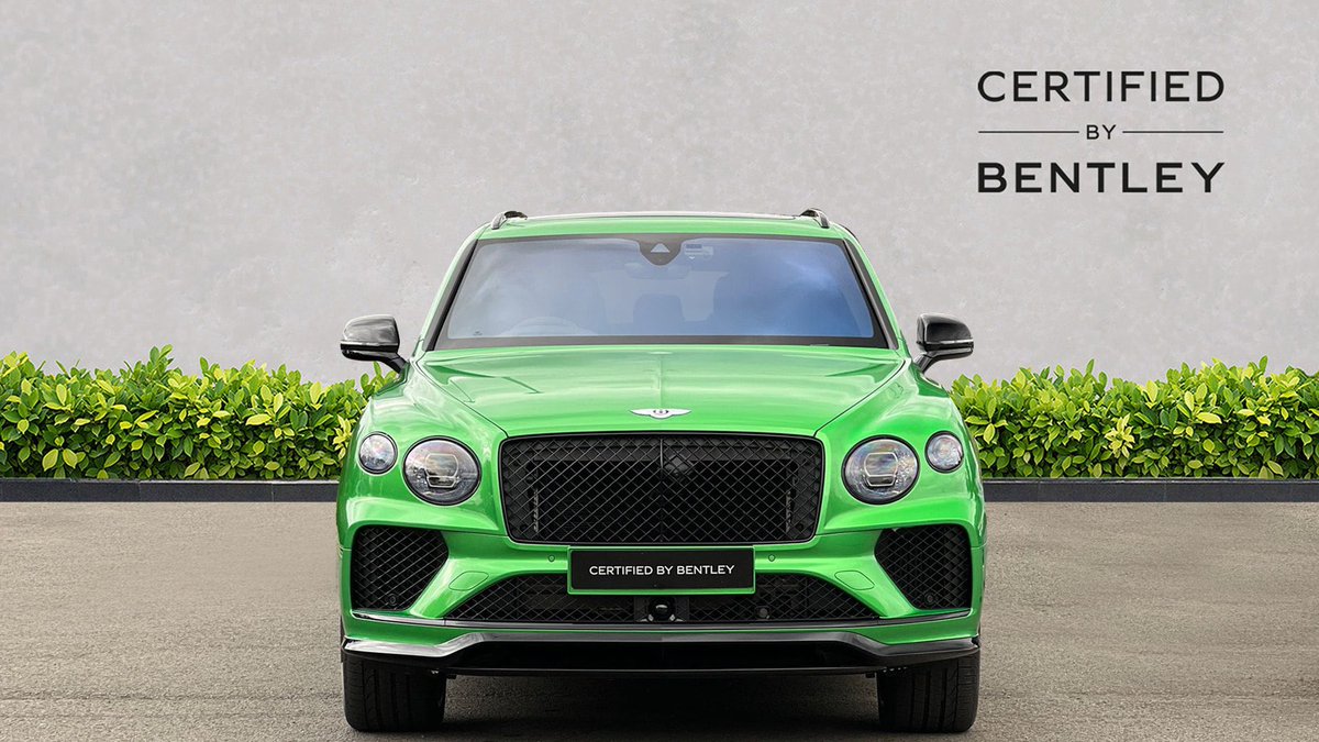 mikladco's tweet photo. BENTLEY BENTAYGA ESTATE

4.0 V8 S 5dr Auto [Touring Spec]

2025 • 3,442 miles • Petrol • Automatic

£179,750

Apple Green Beluga | Mulliner Luxury 22” Black Wheels

B&amp;O Sound | All Terrain 

Panoramic Roof | Rear Ent.

Blackline Spec | VAT Qualifying &amp; ULEZ Compliant. https://t.co/WCzC5UjZcc