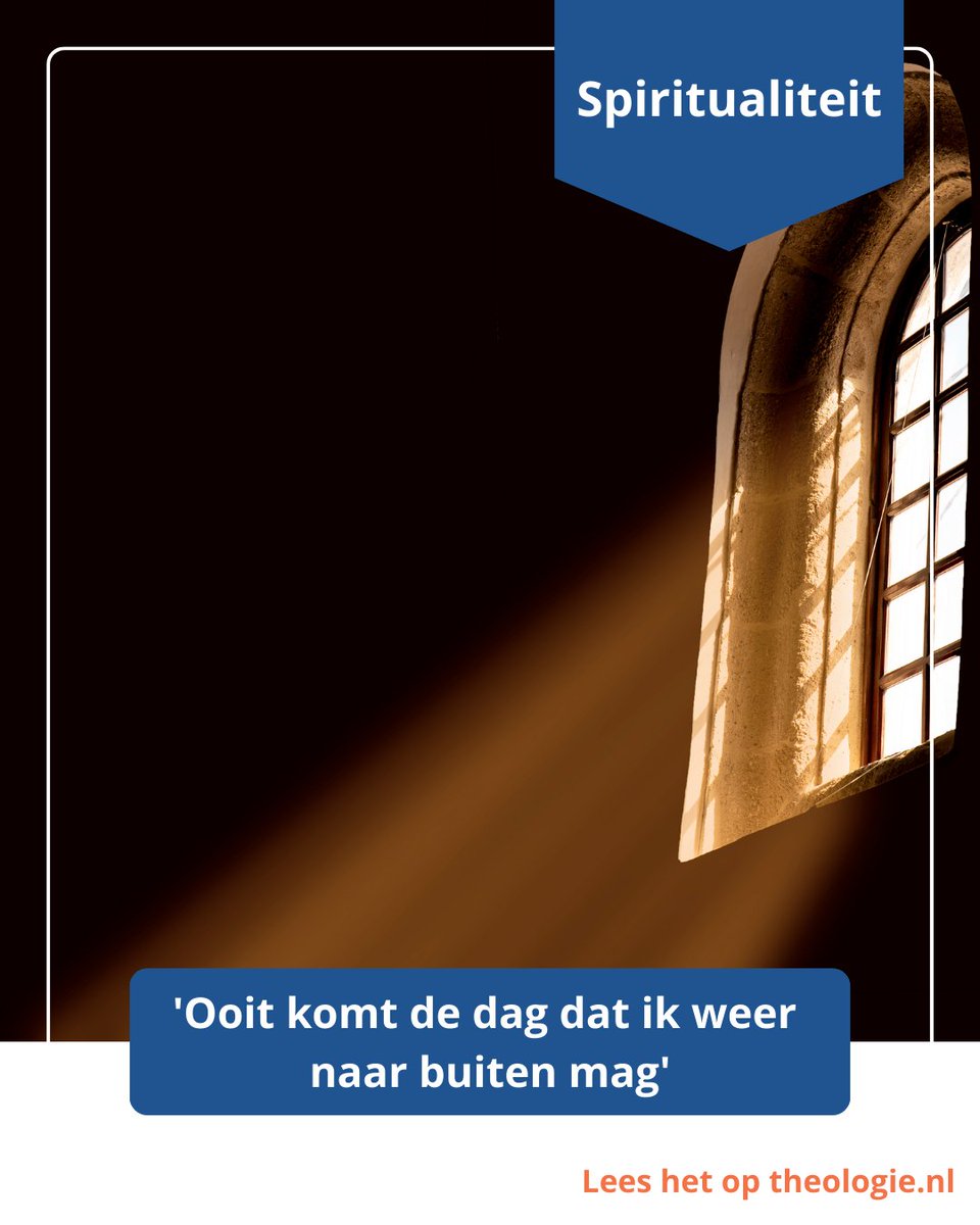 “Ooit komt die dag — dat ik weer naar buiten mag.” ✨
Lees de nieuwe column van Neely Kok over hoop en weerbaarheid in het kerkasiel Kampen.
👉 theologie.nl/ooit-komt-de-d…