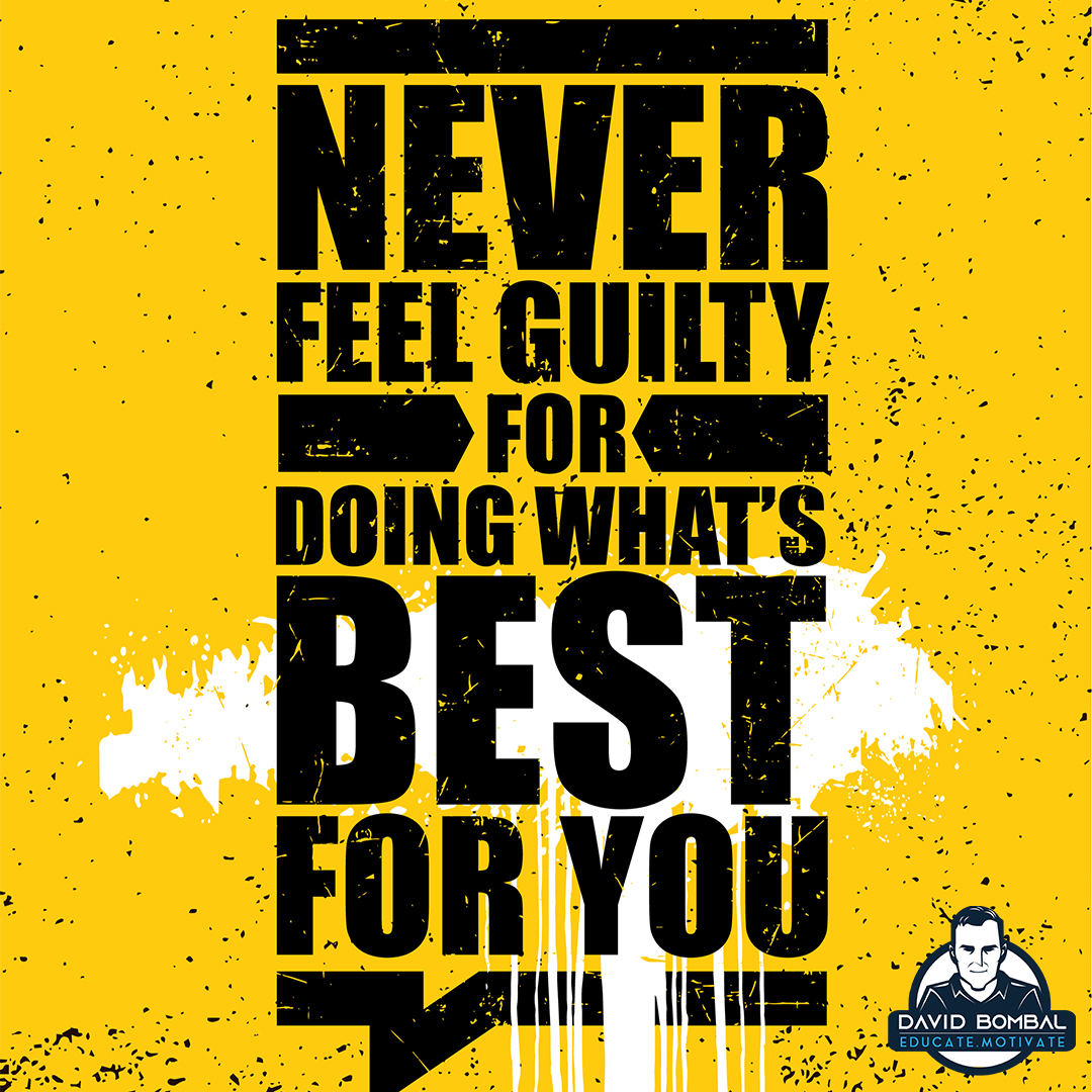 Never feel guilty for doing what's best for you.

#DailyMotivation #inspiration #motivation #bestadvice #lifelessons #changeyourmindset
